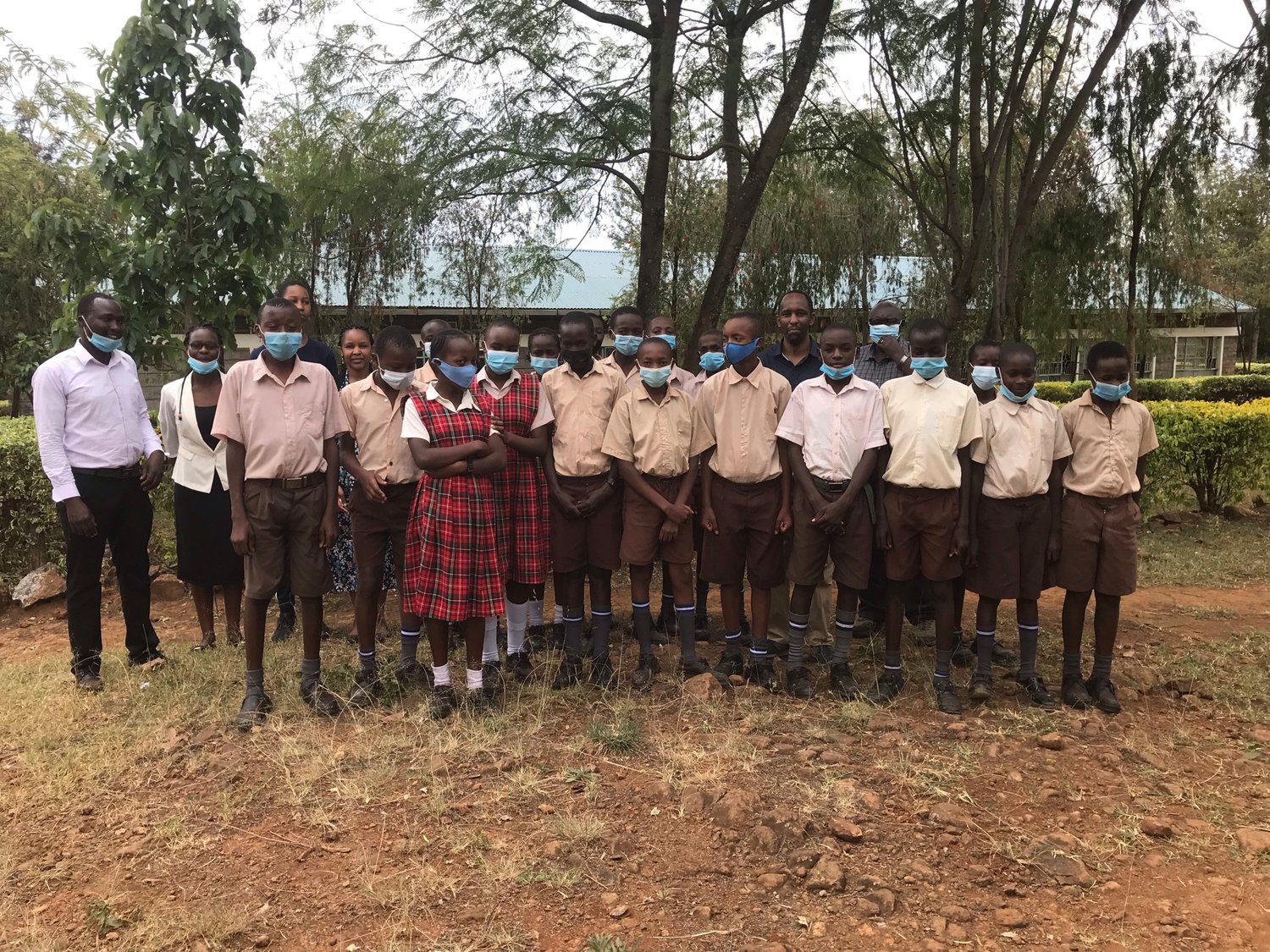 Students at Grace Primary School in Solai, Kenya.