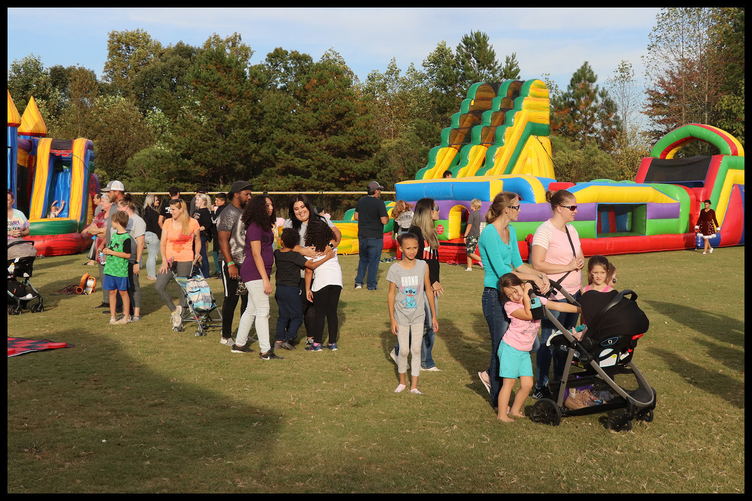 More than 500 people came to the block party designed to bless families and discover prospects for Transformation Church.