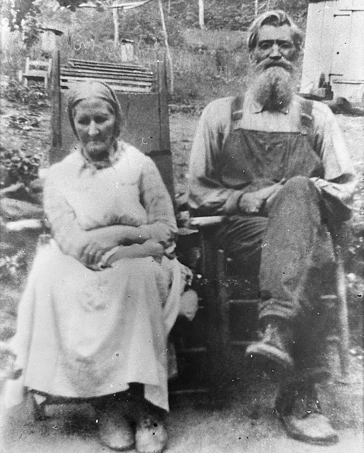 Joseph H. "Bear Joe" and Martha Lunsford raised eleven children and mountain staples on their mountain farm in Suches, Georgia.