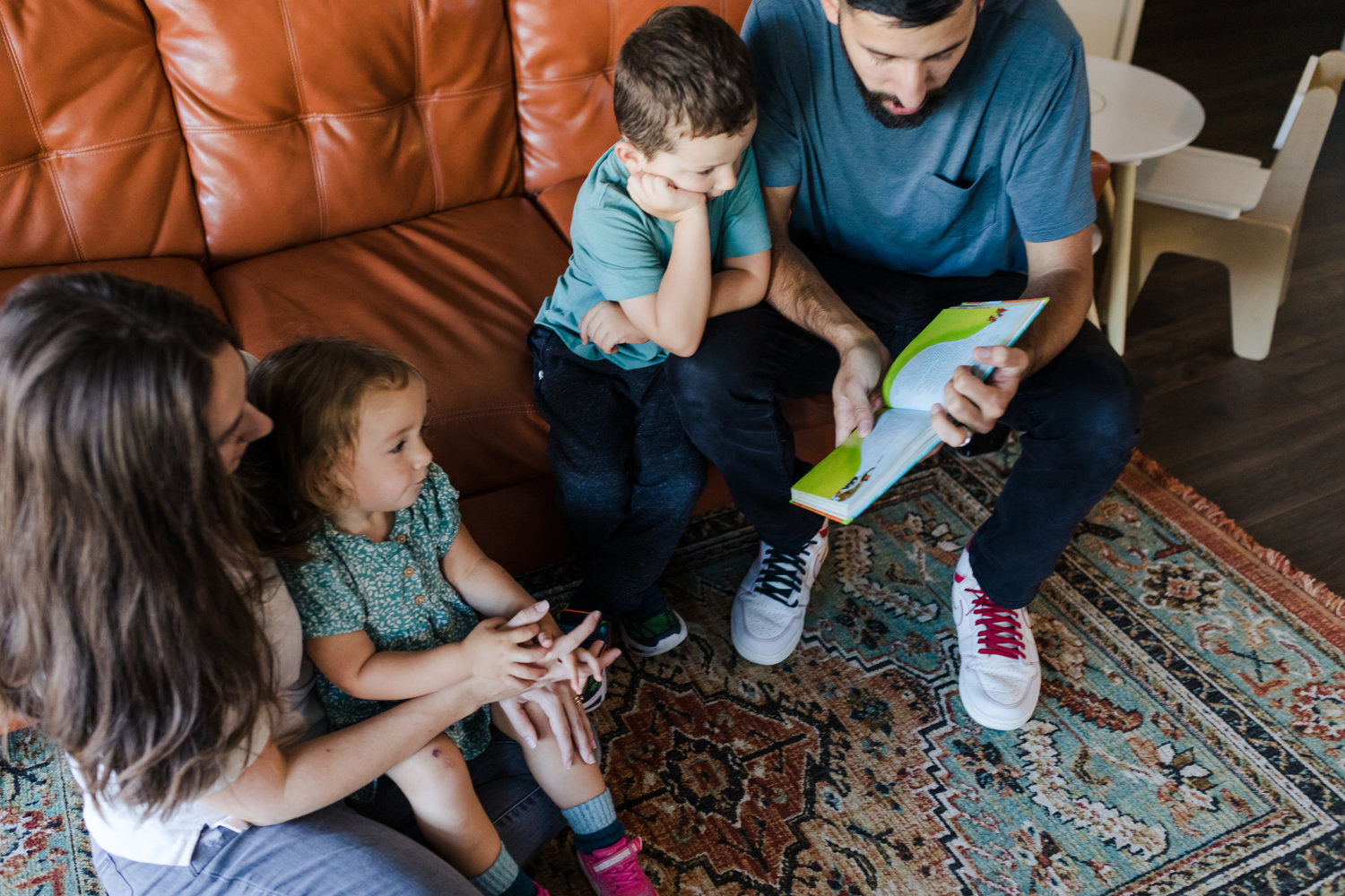 The Moncada family in their home. (Southeastern Baptist Theological Seminary/Rebecca Hankins)