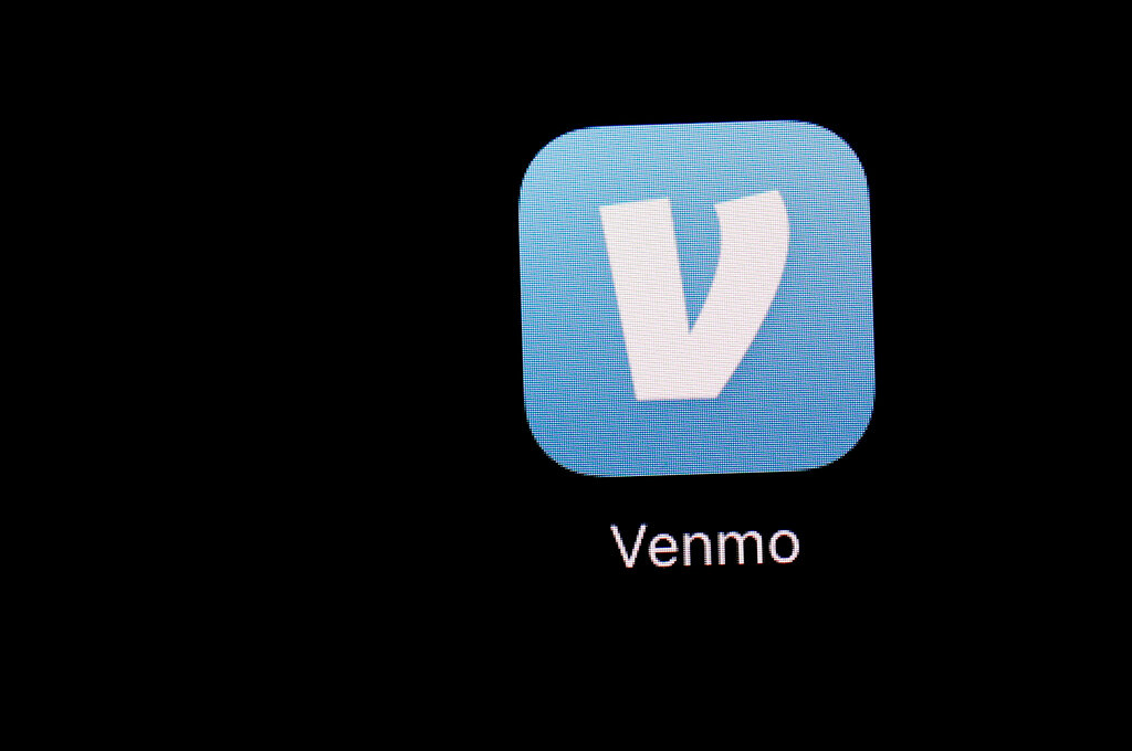 The Venmo app is displayed on an iPad on March 20, 2018, in Baltimore. (AP Photo/Patrick Semansky, File)