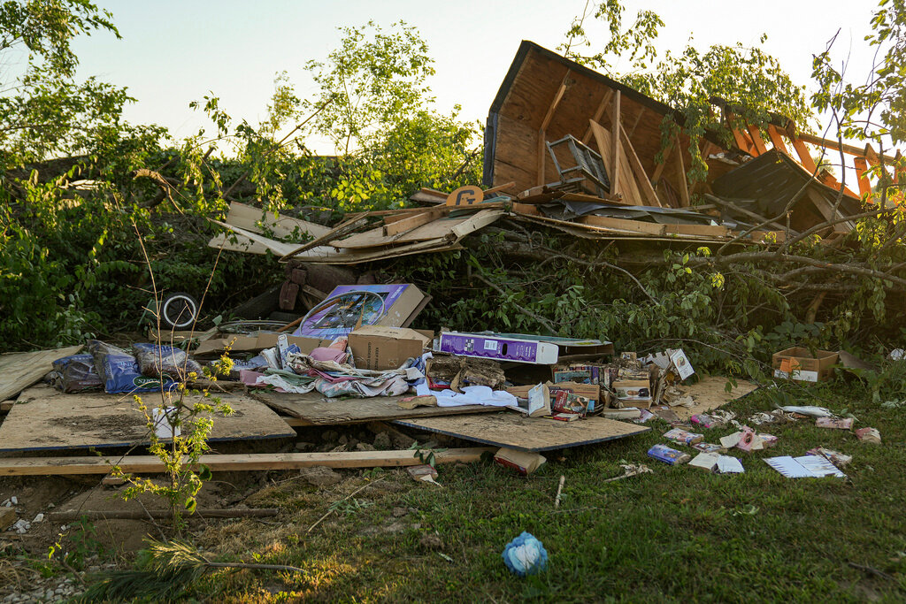 Tornado and other severe weather kill 3, damage homes, and knock out power in multiple states