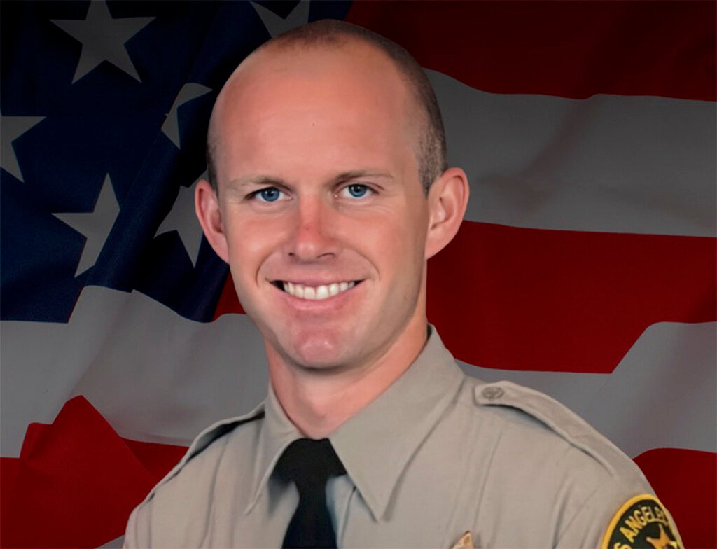This undated photo shows Deputy Ryan Clinkunbroomer. (Los Angeles County Sheriff’s Department via AP)