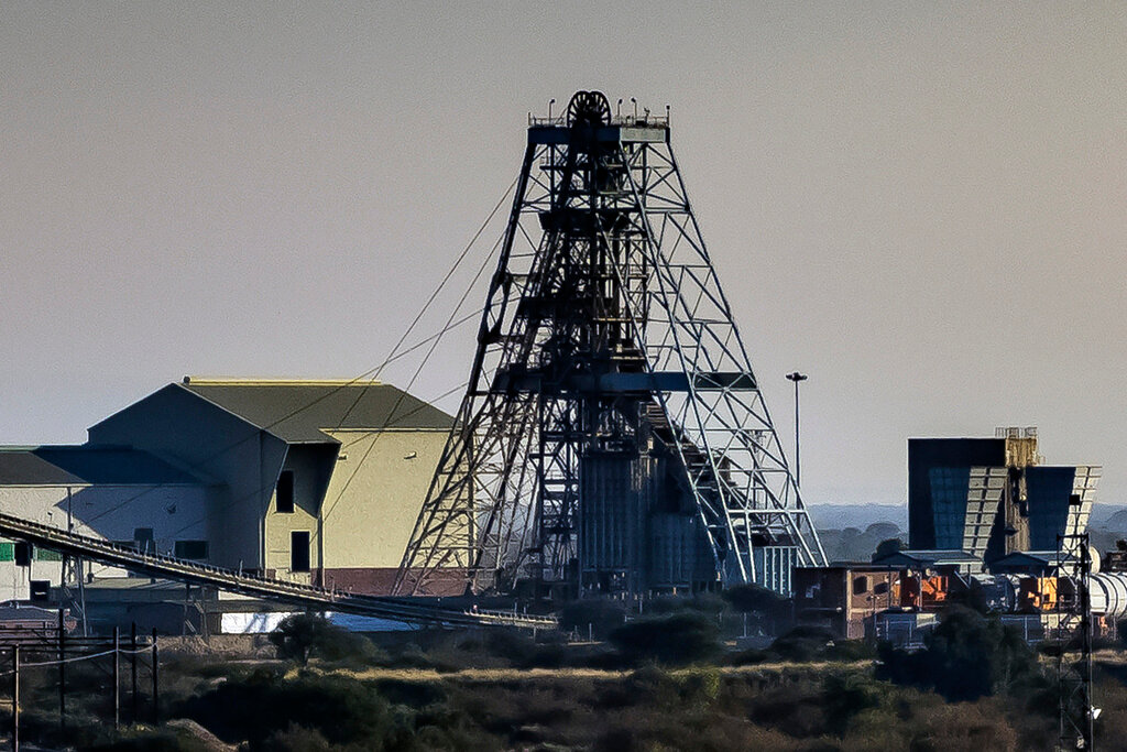Impala Platinum mine shaft 11 near Rustenburg, South Africa. (Implats via AP, File)