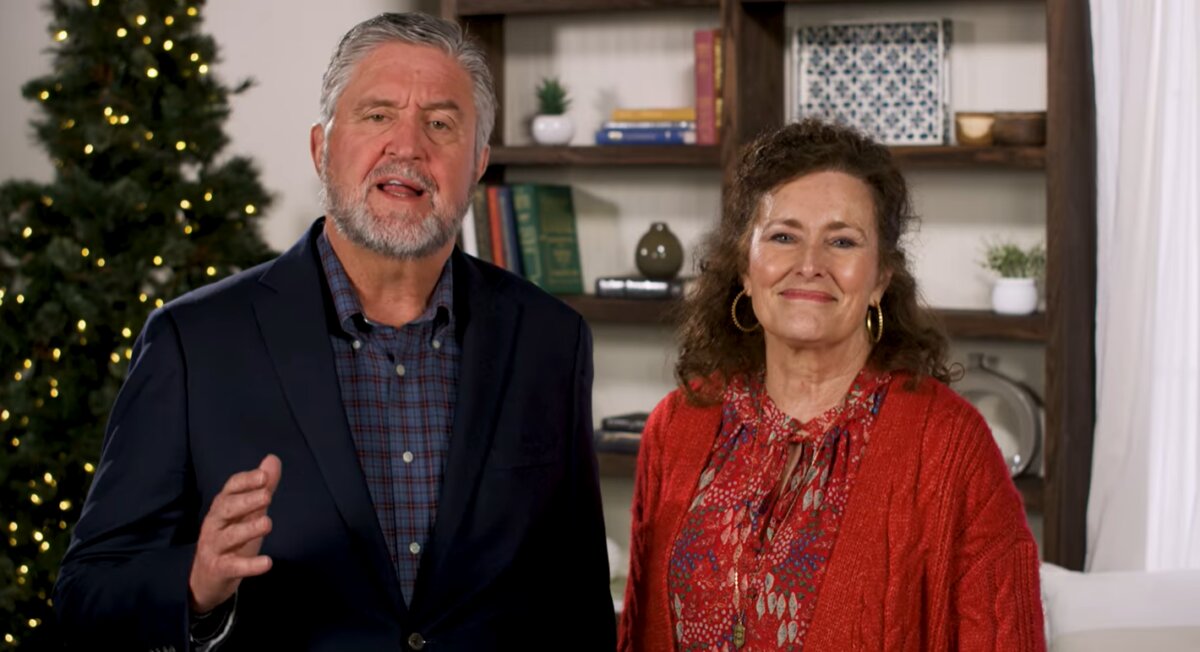 Steve Gaines and his wife, Donna, appear in a video. (Photo/Steve Gaines)