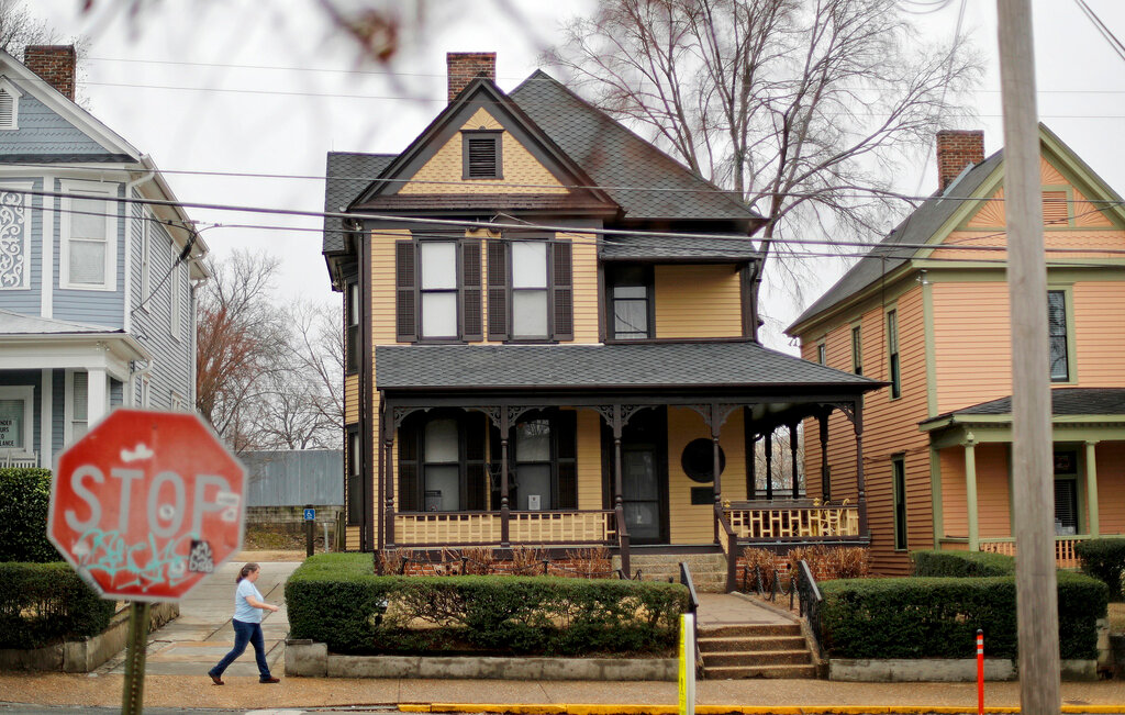 Rev. Martin Luther King Jr.'s birth home which is operated by the National Park Service in Atlanta. (AP Photo/David Goldman, File)
