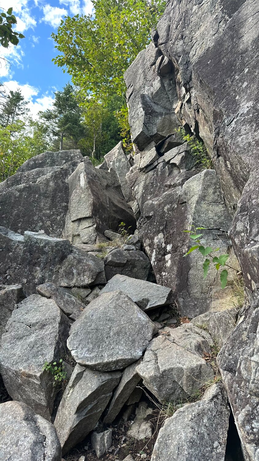 A section of the Appalachian Trail on Sugarloaf Mountain, Carrabassett Valley, Maine. (Photo/Charles Jones)