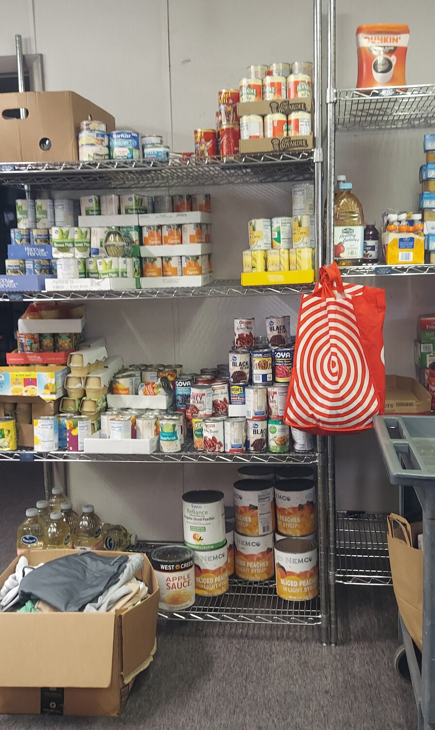 The food pantry at First Baptist Church in Richmond Hill. (Photo/Georgia WMU)