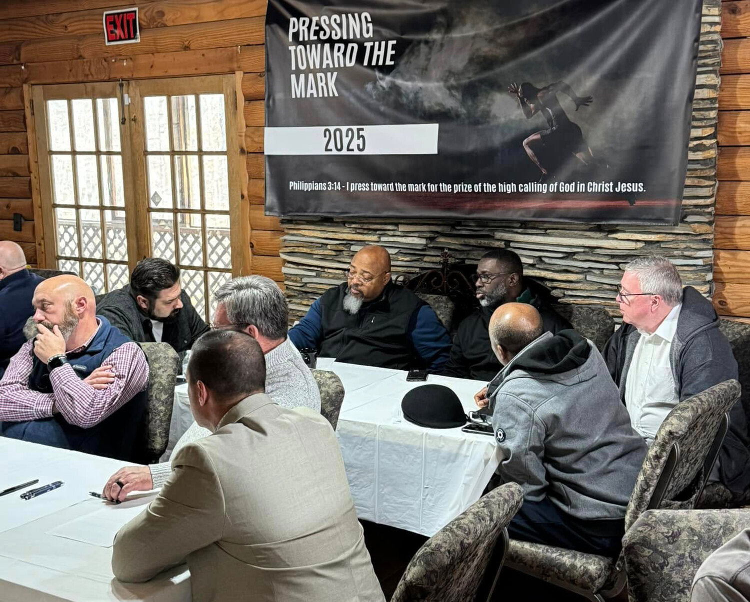 Pastors gather for a listening session on the Evangelism Initiative in Dacula, Ga. (Photo/GBMB)