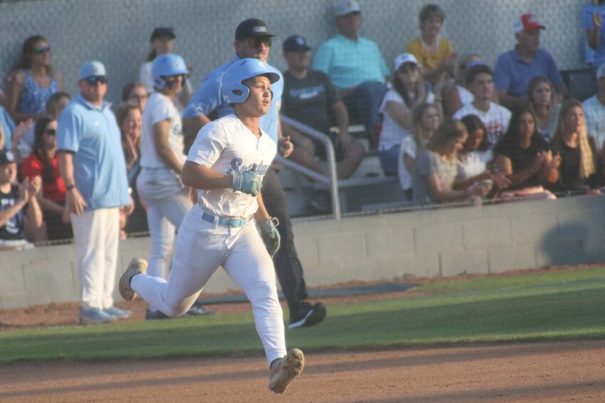 St. Johns Country Day School has dugout full of clutch hitters; Nick Bowden here, that will need to put the ball in play in Class 1A state semifinal against Brito on Wednesday, May 14 in Fort Myers.