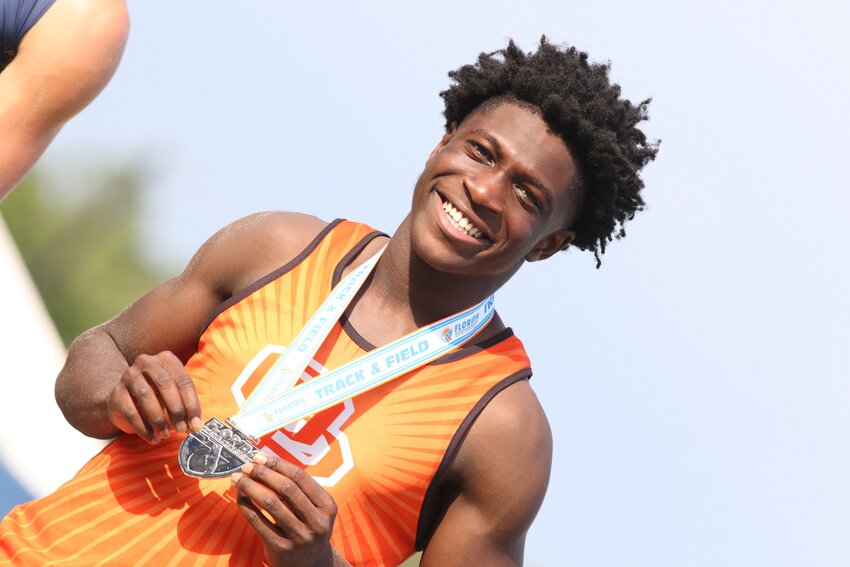 Orange Park long jumper Nethan Verger had the lead in Class 3A for about 10 minutes before Candler Johnson of Manatee jumped into first place to put Verger in second place.  Verger had one of the longest jumps in the United States with a 25 footer earlier in the season.
