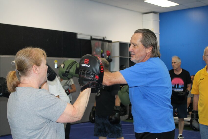 Members of Jax Hope's Parkinson's Support Group of Orange Park recently began a boxing program at Smiley Academy of Martial Arts.