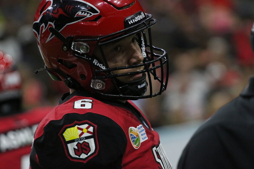 Former Ridgeview High quarterback Tyler Huff brings his vast college experiences to a new style of football with the Jacksonville Sharks.