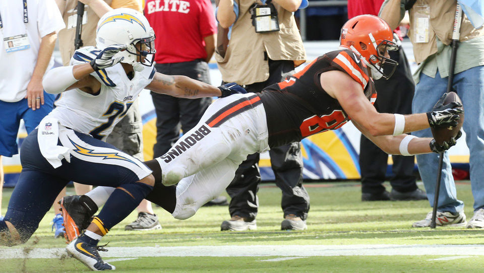 Cleveland Browns - Yesterday Gary Barnidge tied Ozzie Newsome