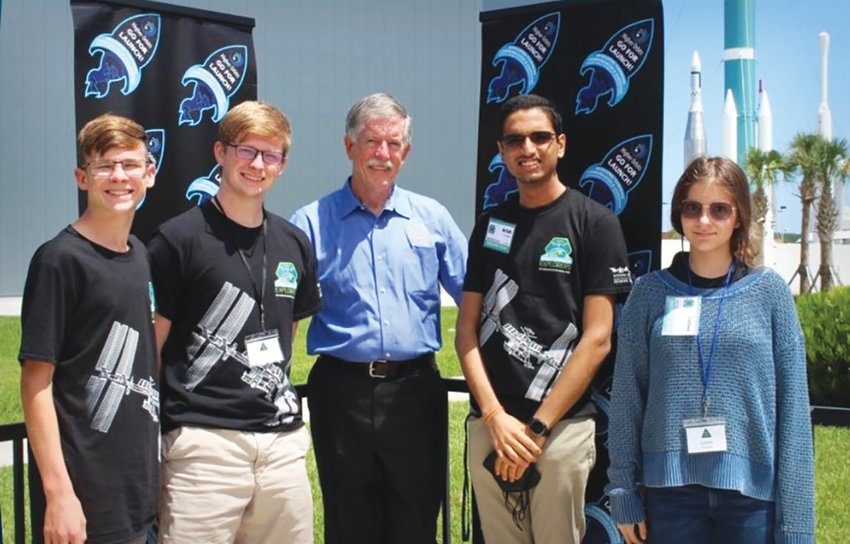 Nolan Williams and Cove Searle, both of Indiana, Arizona&rsquo;s Krish Nangia and Celine Torkzad of St. Johns Country Day School will have an experiment aboard SpaceX CRS-27 during Wednesday&rsquo;s launch to the International Space Station.