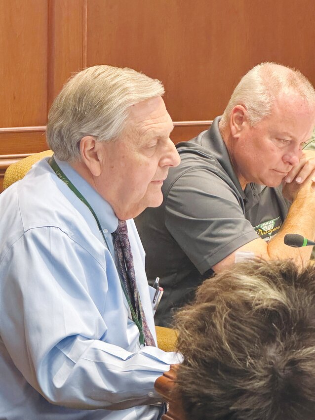 City Manager L. Steve Kennedy explained the proposed budget &ndash; and the money needed &ndash; to members of the city council during Tuesday&rsquo;s special meeting.