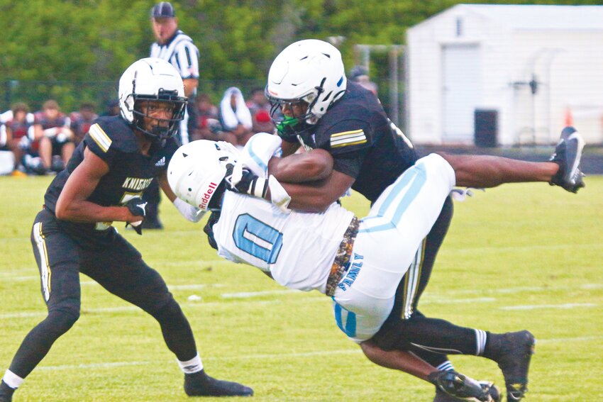 Oakleaf High senior linebacker Neal Whyte is part of strong linebacker tandem with teammate Dajon Brown who knocked out back-to-back preseason shutouts; 10-0 vs. Sandalwood and 14-0 vs. Baldwin to set up a defensive showdown with rival Orange Park in the season opener on Friday at Oakleaf.