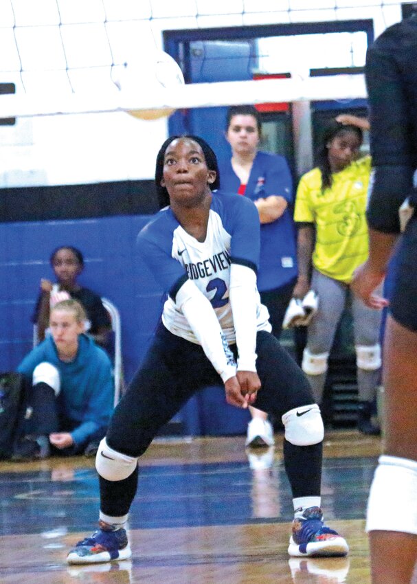 Ridgeview High libero Sydney Little had the daunting task of repelling scoring strikes from one of the best hitters in Florida and came up with 48 returns to lead the Panthers to a 3-2 win over Trinity Christian.