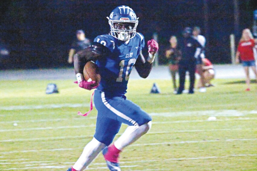 Clay High will need the fast feet of running back Gino Addison to take on the mighty St. Augustine High defense in a huge district clash on Friday.
