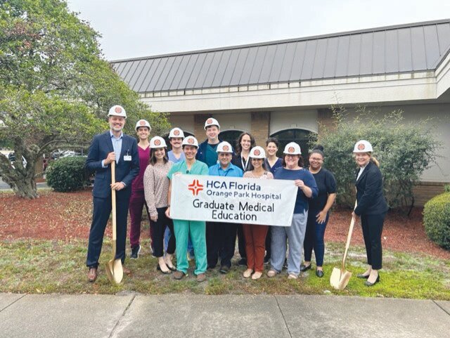 Officials with HCA Florida Orange Park Hospital broke ground for a 15,000-square-foot simulation lab for 150 graduate students a year to enhance their educational experiences.