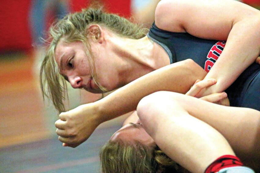 Middleburg High wrestler Sarah Walsh will lead an energetic group of sophomores onto the mat as the Lady Broncos will field one of the strongest girls' teams in Florida.