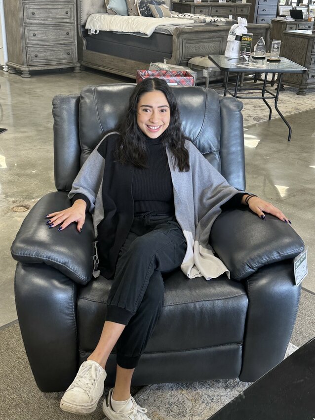 Emily Espinoza deserved a break after leading the Green Cove Springs Badcock Home Furniture &amp; more to the second-highest sales among 380 other stores in 2023.
