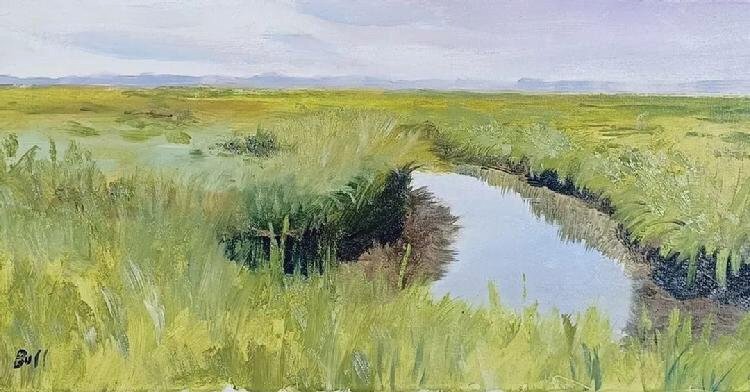 The First Coast Plein Art Painters will display some of their artwork similar to this example of Plein Air Painting.