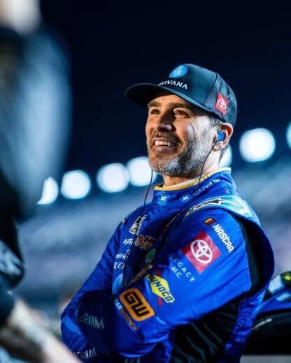 Seven-time NASCAR Cup Series champion Jimmie Johnson, driver of the No. 84 Carvana Toyota, was relieved after he raced his way into the Daytona 500.