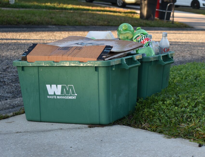 The contract with Waste Management's curbside recycling pickup will end on Sept. 30. A new contract with FCC Environmental Services will start on Oct. 1, but it won't include curbside pickup of recyclables. The BCC said it will continue to look at other recycling options.