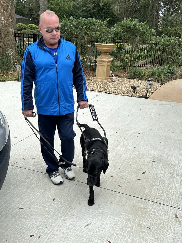 Former Clay County Sheriff&rsquo;s Office Sgt. Darin Lee calls his guide dog &ldquo;High Speed&rdquo; his superhero because they&rsquo;ve created a unique bond that allows both to blend into society without many obstacles. Their most significant challenges are businesses and organizations that don&rsquo;t understand &ndash; or follow &ndash; simple rules to accommodate those with disabilities.