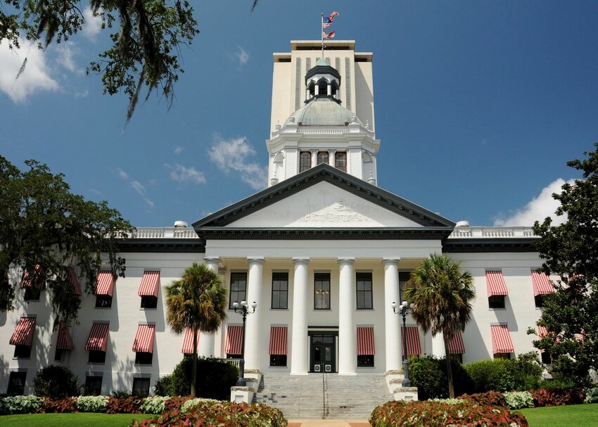 The state capitol building in Tallahassee