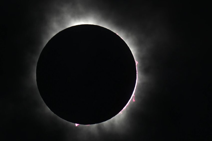 The total solar eclipse on April 8.