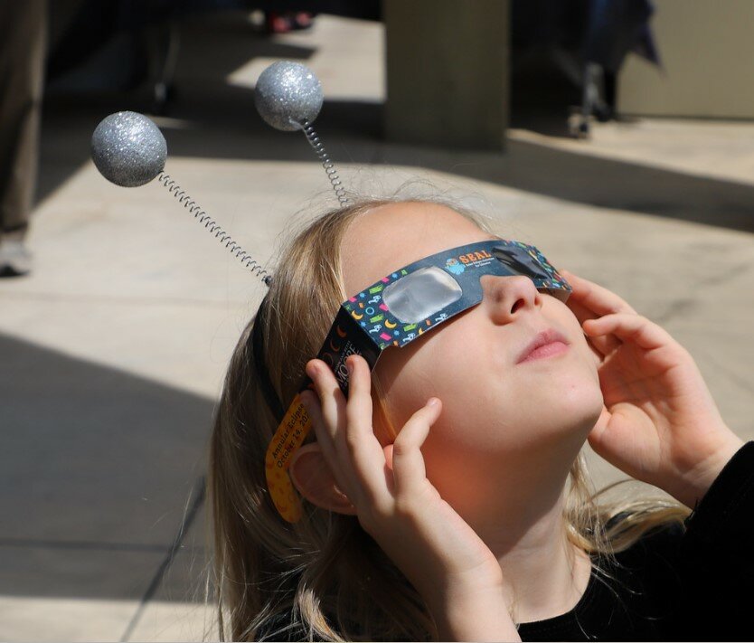 St. Johns River State College invited students and the community at all three of its campuses to witness Monday's solar eclipse. While the college offered treats and gifts, the real prize was a cosmic phenomenon that mesmerized both young and old.