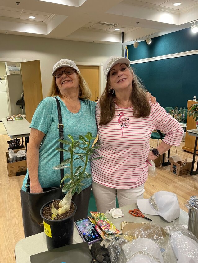 The Fleming Island Garden Club recently hosted a crafting social and their wares will be on display at the May 21 Art in the Garden at Club Continental.