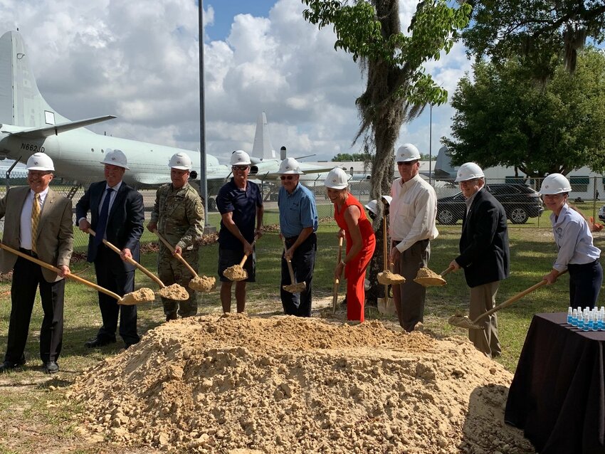 David Kirkland, airport board chairman, joked the event five years ago may have been the second groundbreaking at the airport since the U.S. Army began its operations in the 1940s.