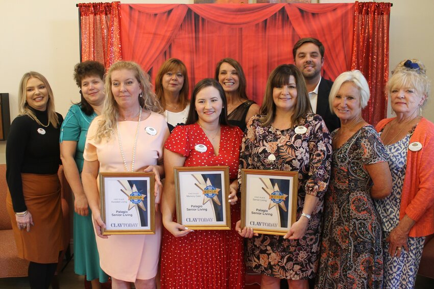Palagio Senior Living was presented not one, not two, but three Best of Clay awards