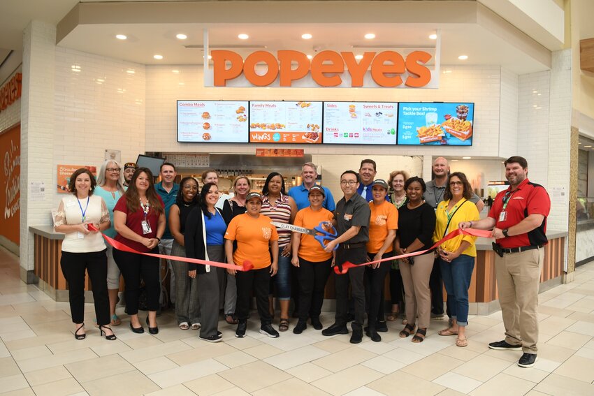The Clay Chamber and the community welcomed Popeyes Louisiana Kitchen to the Food Court at the Orange Park Mall.