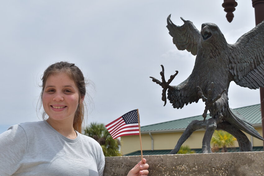 Estefany Cejas left Cuba for the sanctity of the United States 18 months ago. In the process, she earned the highest civics grade among seniors at Fleming Island High and learned to love fast food.