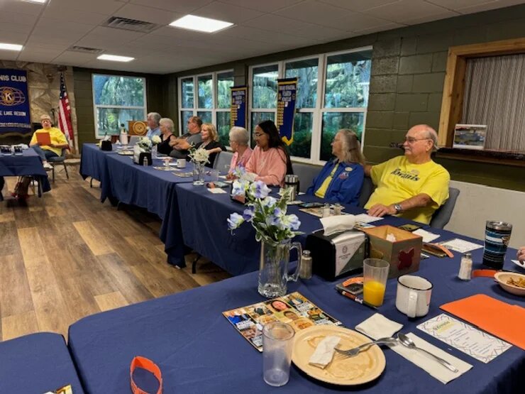 Current and former members celebrated the 35th anniversary of the Lake Region Kiwanis Club.