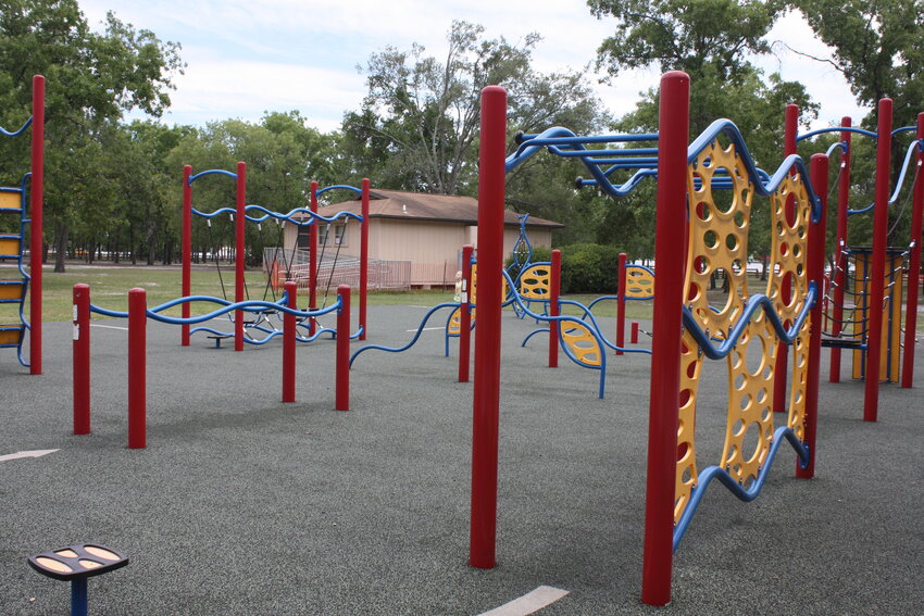 The playground at Ronnie Van Zant Park located in Green Cove Springs.