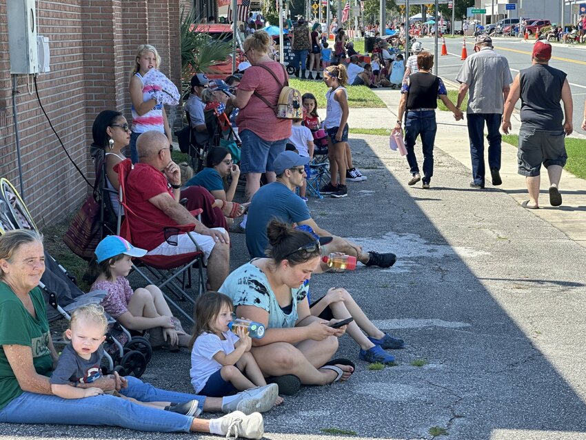 Hundreds lined Lawrence Boulevard - the lucky ones in the shade - to watch the 56th annual parade in Keystone Heights.