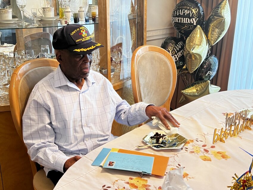 U.S. Navy veteran Harry B. Senior celebrated turning 100 years old on Wednesday. For him, the milestone is a blessing, as not many live to see it.