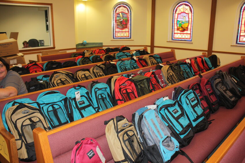 The Salvation Army had 1,000 new backpacks filled with grade-appropriate supplies available during Friday's Back to School Outreach.