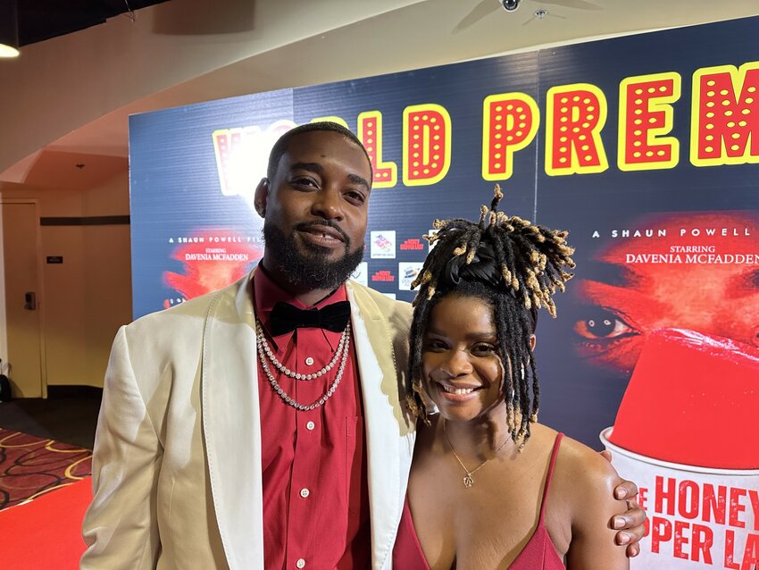 Edward Goode and Dalaiah Simeon played Bobby and Mia, the father and daughter in &quot;The Honey Dripper Lady.&quot; Mia disappears after sneaking off to buy a honey dripper from Ms. Patricia.