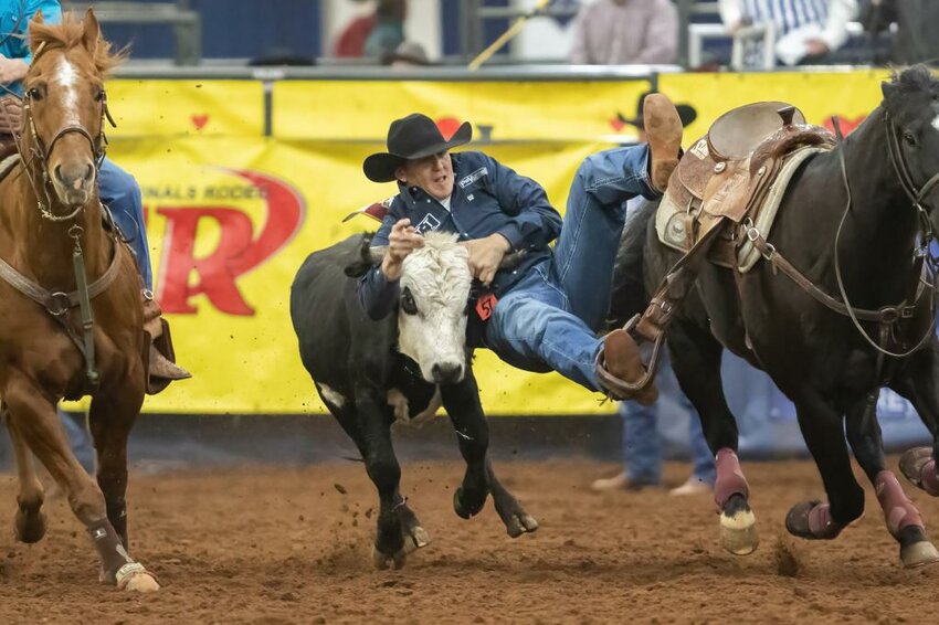 Justin Thigpen, a 25-time IPRA World Champion, will compete on Saturday at the Clay County Pro Rodeo in Steer Wrestling and Tie-Down Roping.