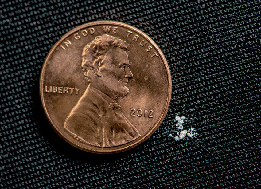 Compared to a penny, just two milligrams of fentanyl could cause a potentially fatal overdose.