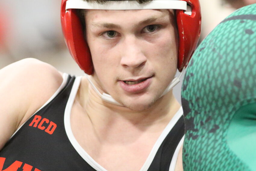 Middleburg senior wrestler Wyatt Leduc got his 150th career win in fueling region semifinal win over Tallahassee Lincoln and put the Broncos in their first ever region wrestling duals final championship match on Friday, January 24 in Kissimmee.