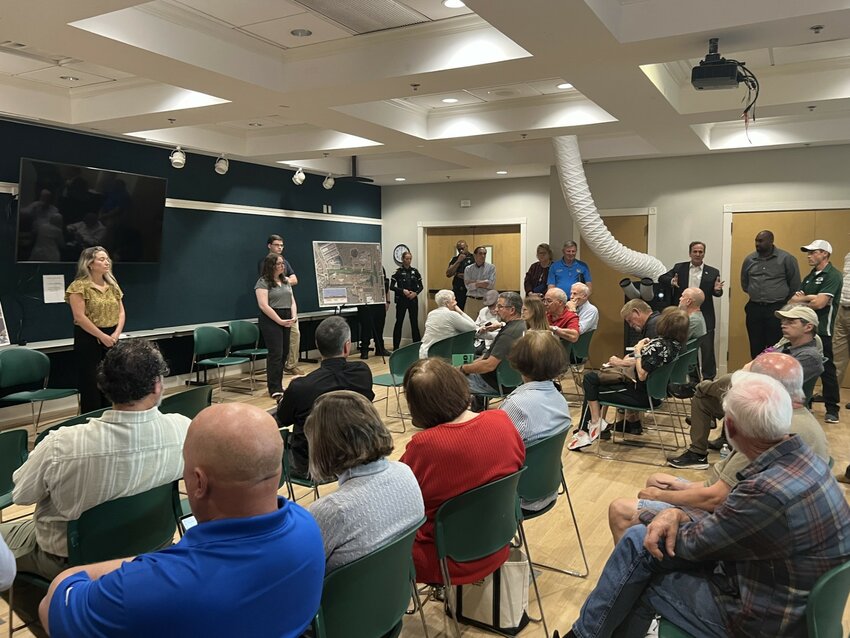 Residents heard more about updates to Radar Road at a public meeting on Monday.