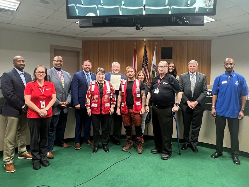 The Board of County Commissioners honored the Northeast Florida Chapter of the American Red Cross with special recognition on Tuesday.