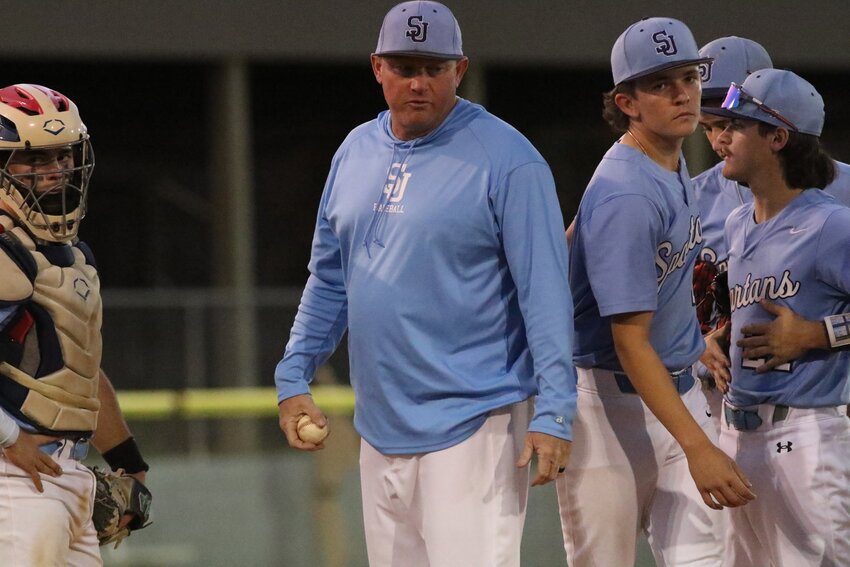 St. Johns Country Day School baseball coach Tom Lucas has a dilemma on his hands with a lineup of injured personnel, four losses in a row including an 11-3 blasting against 5A-Columbia with five field errors, and one of toughest schedules in the state; No. 1 Neumann of Naples coming to visit on Thursday against the No. 2 St. Johns Spartans in a clash of the top two teams in Class 1A.
